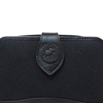 ハンティングワールド バチューサーパス レザーキャンバス財布