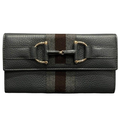 グッチ ホースビット レザー長財布