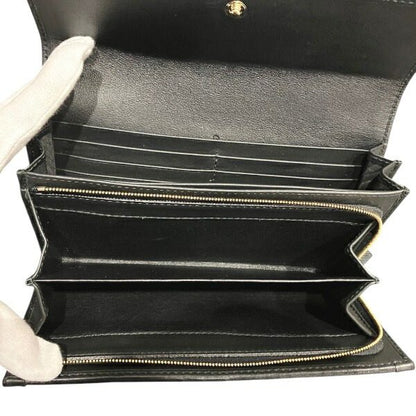 グッチ ディアマンテ レザーキャンバス長財布