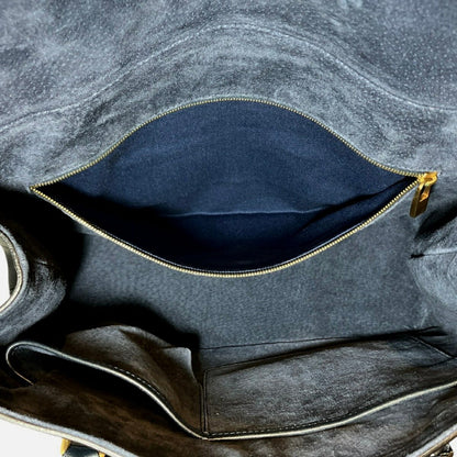 ヒロフ 本革ハンドバッグ