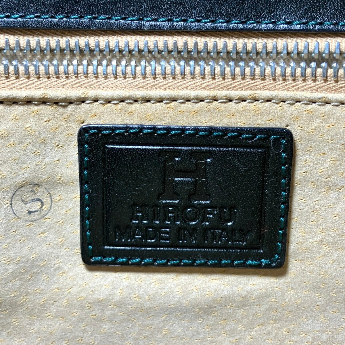 ヒロフ レザーハンドバッグ