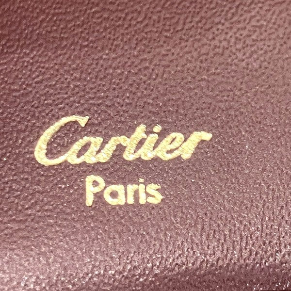 カルティエ マストライン レザー 二つ折り財布