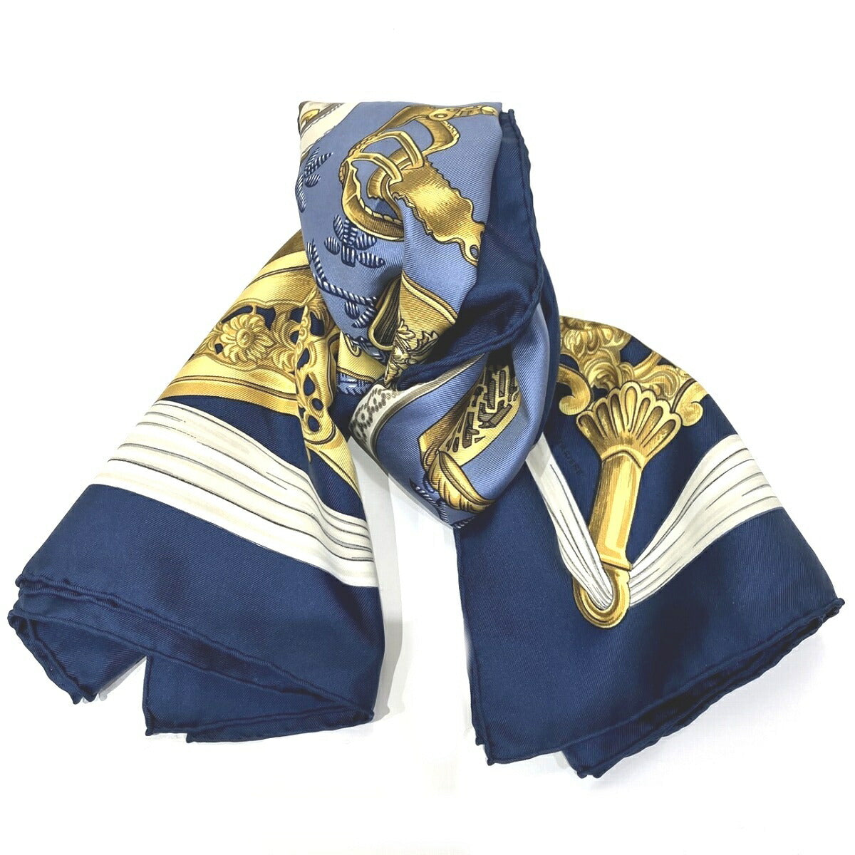 エルメス カレ90 シルクスカーフ