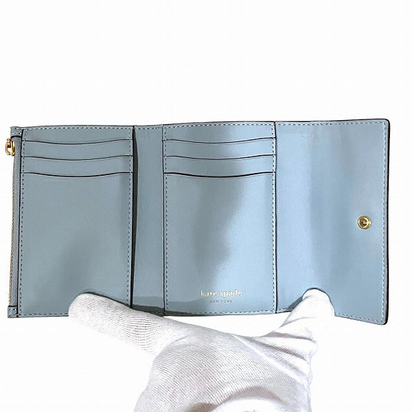 ケイトスペード レザー三つ折り財布