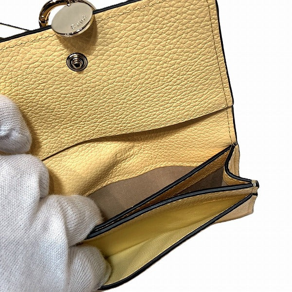 クロエ アルファベット レザー カード ケース