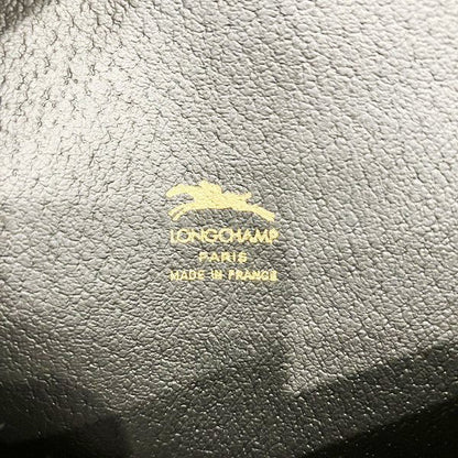 ロンシャン モノグラム レザー ショルダー バッグ
