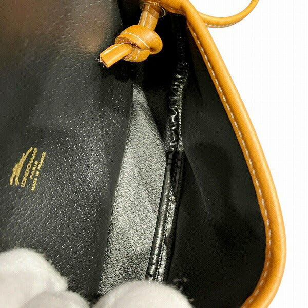 ロンシャン モノグラム レザー ショルダー バッグ