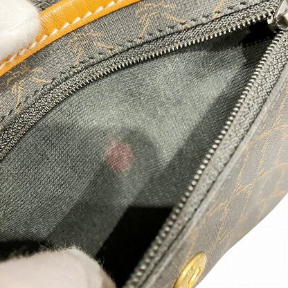 ロンシャン モノグラム レザー ショルダー バッグ