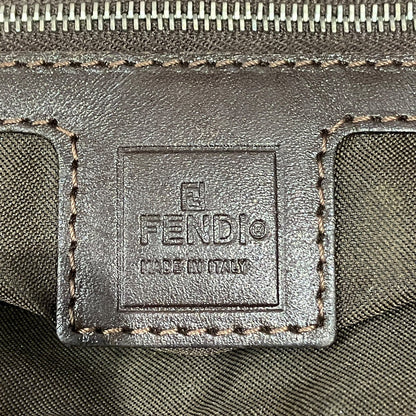 フェンディ ナイロンレザー ハンドバッグ