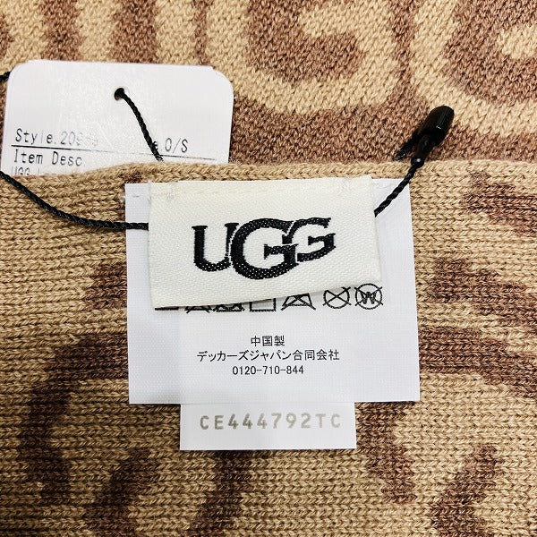 アグ ウール混紡マフラー