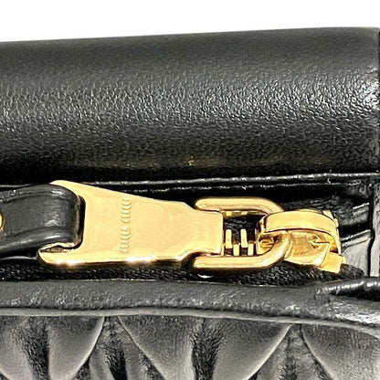 ミュウミュウ マテラッセ ナッパレザー 三つ折り財布