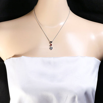 グッチ シルバー925 レッドトパーズ ネックレス