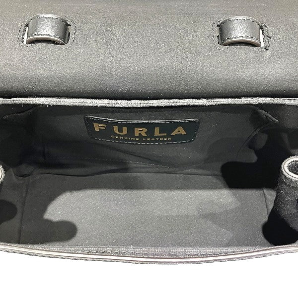 フルラ エマ レザーハンドバッグ