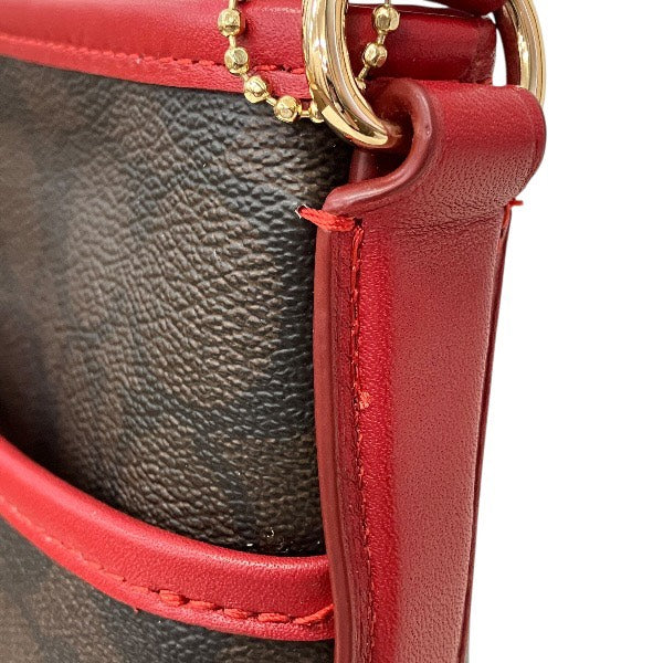 コーチ シグネチャー ヴァーシティ ストライプ ショルダーバッグ