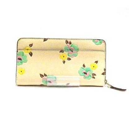 コーチ アコーディオン ジップ ウォレット フローラル