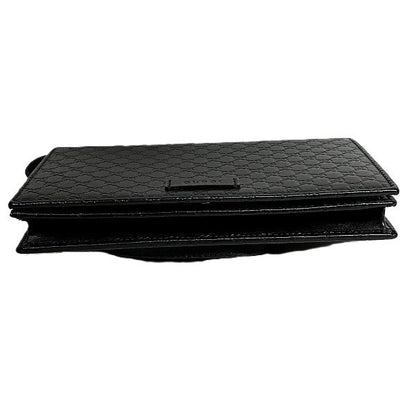 グッチ マイクログッチッシマ レザー ショルダーバッグ