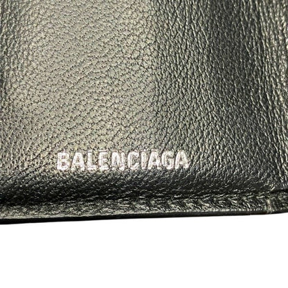 バレンシアガ レザー三つ折り財布