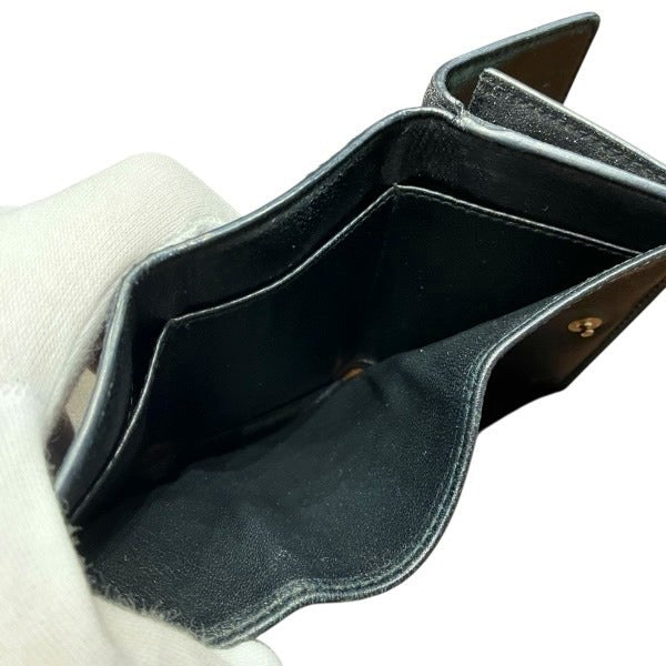 バレンシアガ レザー三つ折り財布