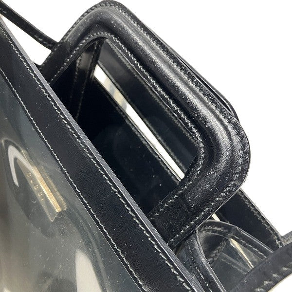 グッチ レザーPVC2wayバッグ