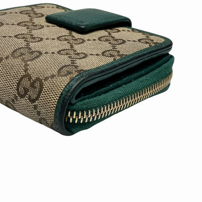 グッチ GGキャンバス 二つ折り財布