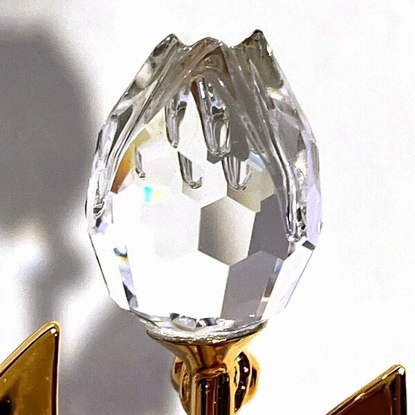 スワロフスキー チューリップ クリスタル ブローチ