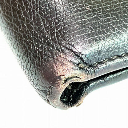 シャネル レザー二つ折り財布