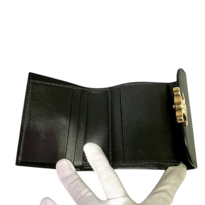 セリーヌ スモールフラップウォレット レザー三つ折り財布