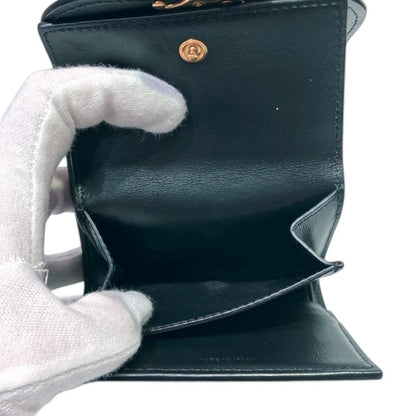 セリーヌ スモールフラップウォレット レザー三つ折り財布
