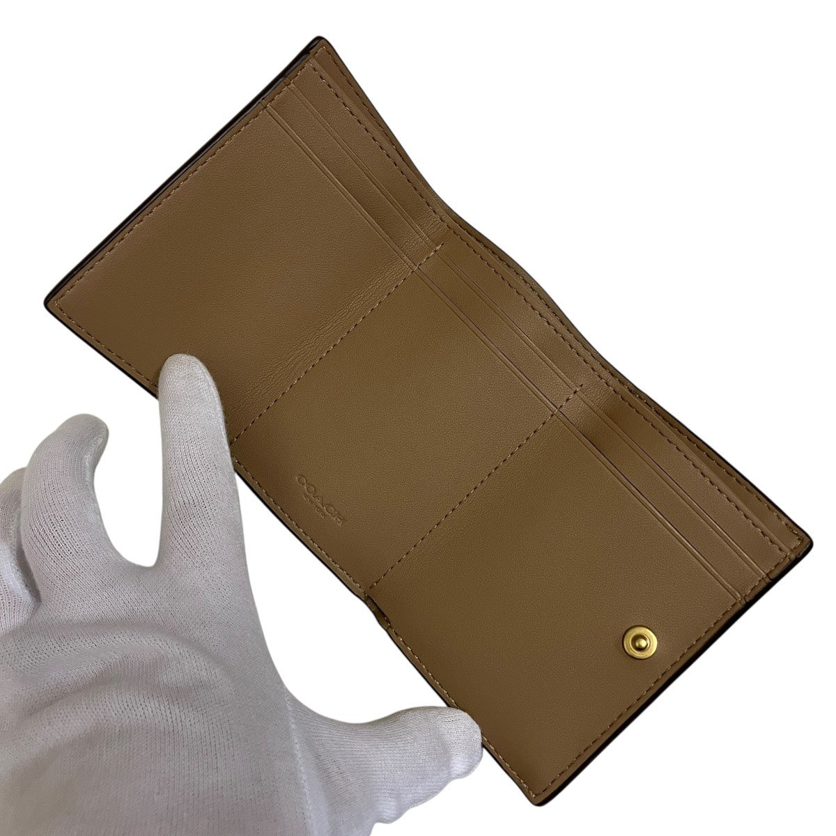 コーチ ミニトライフォールドウォレット 三つ折り財布