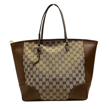 グッチ ブリー GGキャンバス トートバッグ