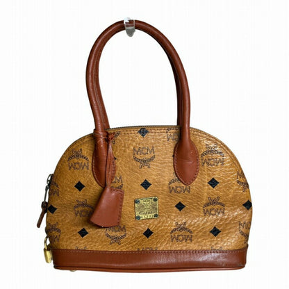 MCM レザー ボストン バッグ