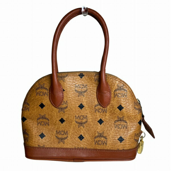 MCM レザー ボストン バッグ