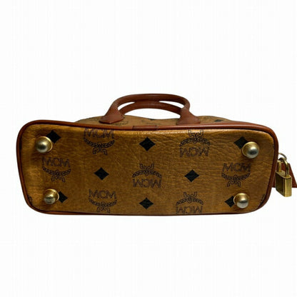 MCM レザー ボストン バッグ