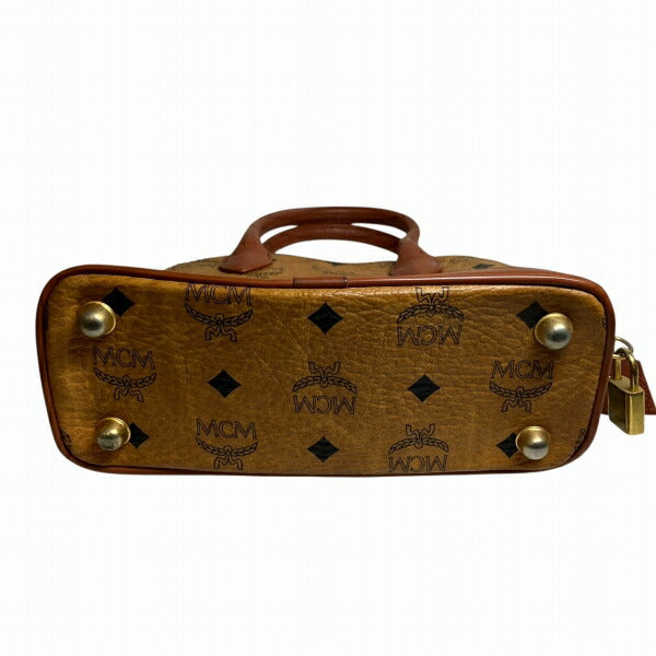 MCM レザー ボストン バッグ