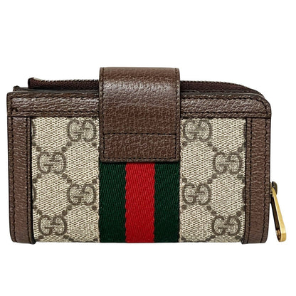 グッチ オフィディア キャンバス レザー 二つ折り財布