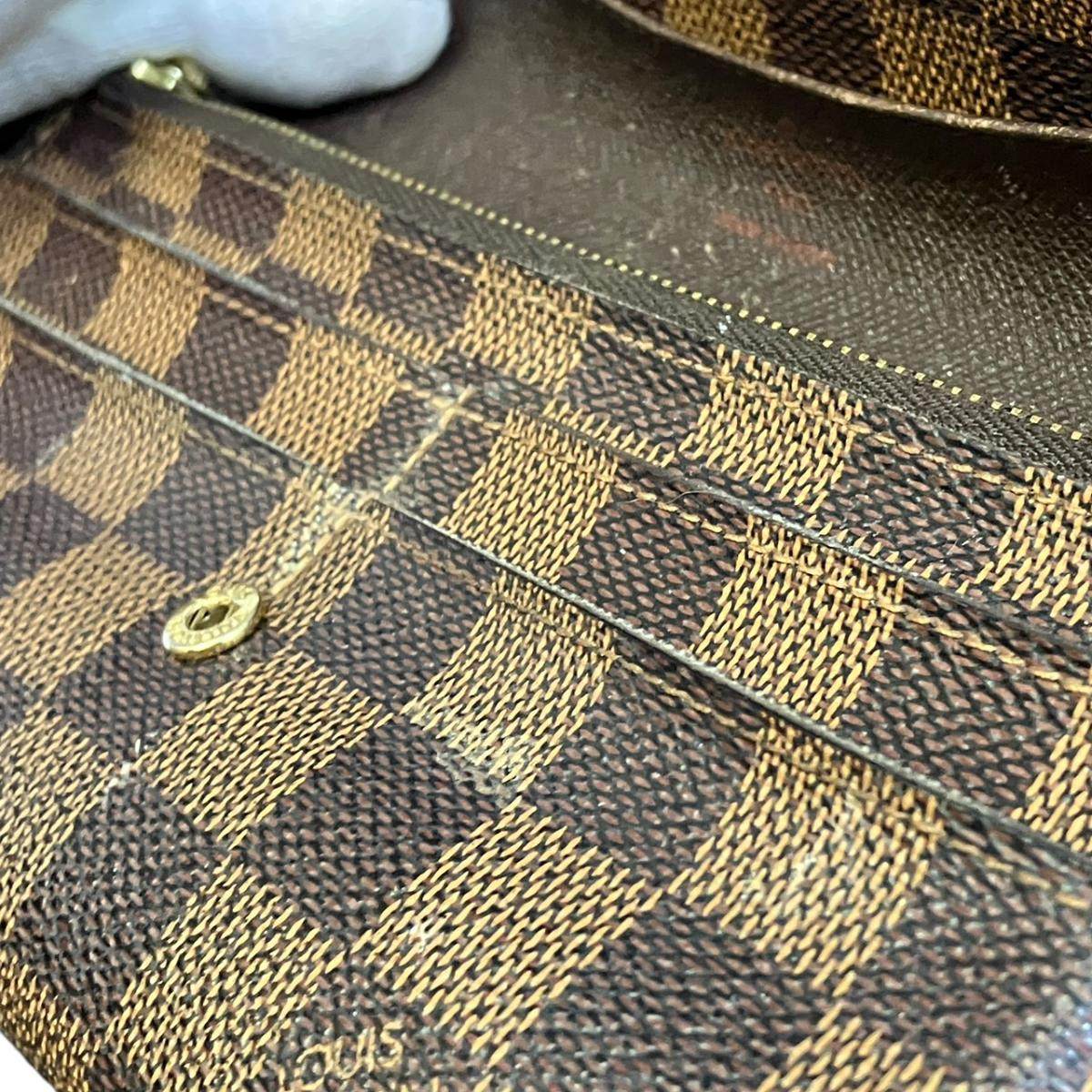 ルイヴィトン ポルトフォイユエミリー ダミエ 長財布