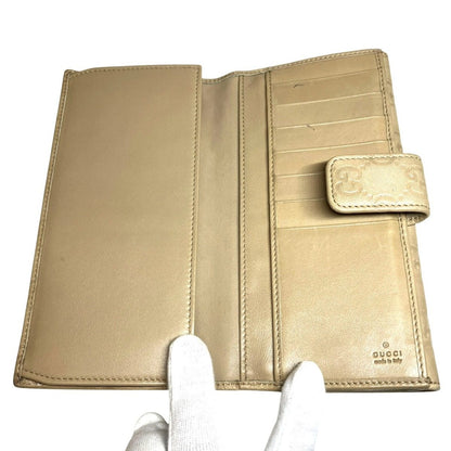 グッチ グッチシマ レザー二つ折り財布