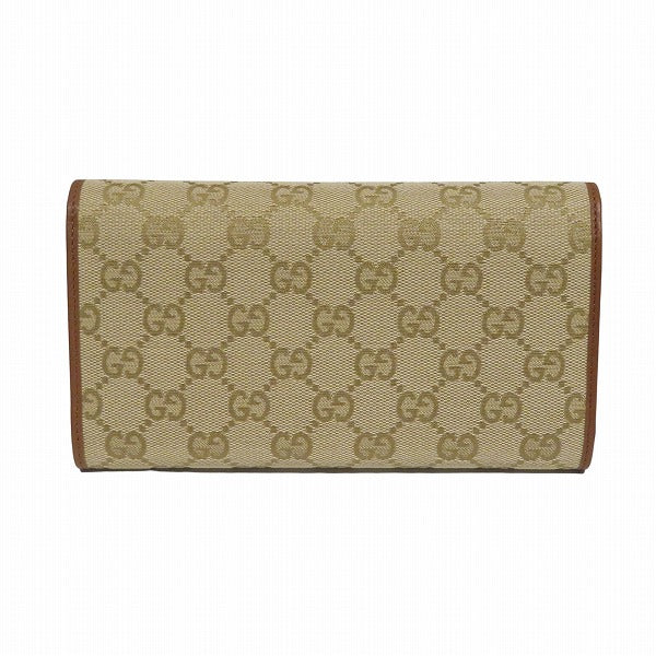 グッチ GGキャンバス ロングウォレット