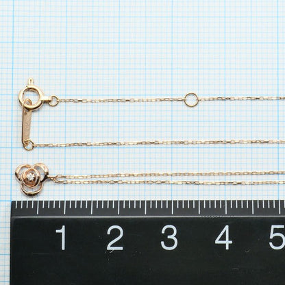 ヴァンドーム青山 K10ピンクゴールド ダイヤモンドネックレス