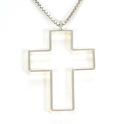 グッチ オープン クロス 925 シルバー ネックレス