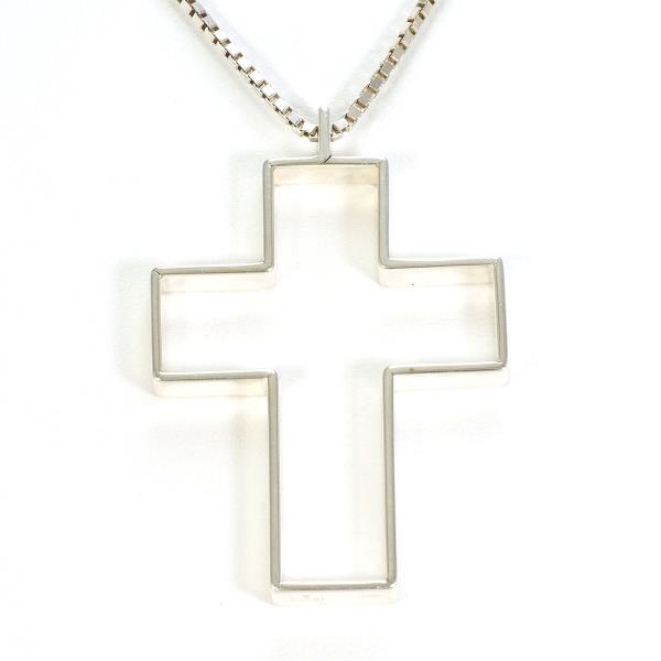 グッチ オープン クロス 925 シルバー ネックレス