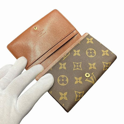ルイヴィトン ポルトモネビエトレゾール モノグラム 二つ折り財布
