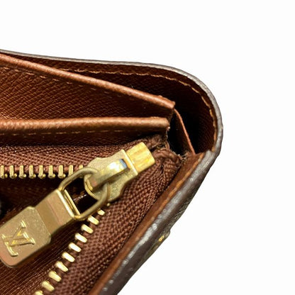 ルイヴィトン ポルトモネビエトレゾール モノグラム 二つ折り財布