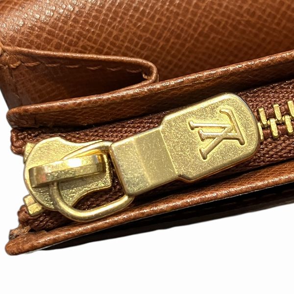 ルイヴィトン ポルトモネビエトレゾール モノグラム 二つ折り財布
