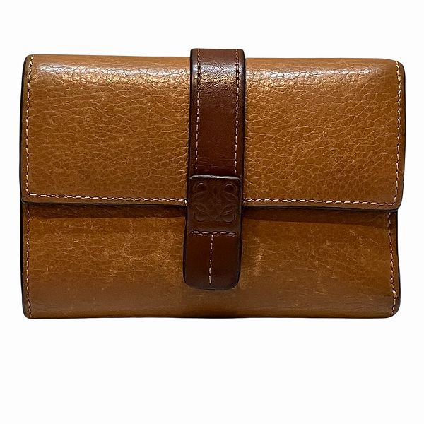 ロエベ レザー三つ折り財布
