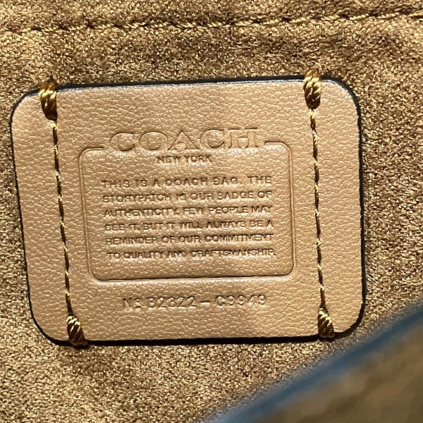 コーチ ミニクレア レザーショルダーバッグ