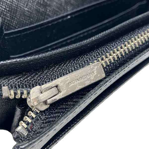 バーバリー ノバチェック キャンバス レザー 財布