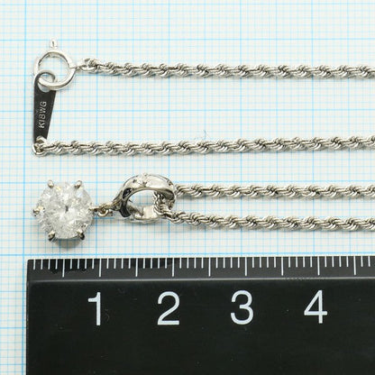 Au750ホワイトゴールドダイヤモンドネックレス
