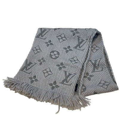 ルイヴィトン エシャルプロゴマニア ウールシルクマフラー