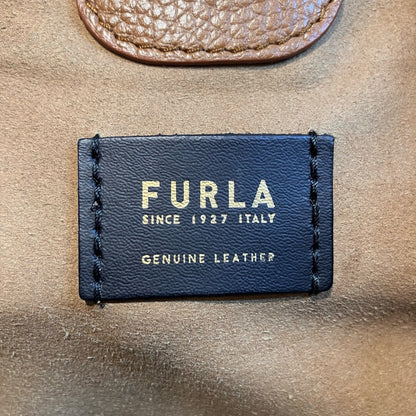 フルラ レザーハンドバッグ